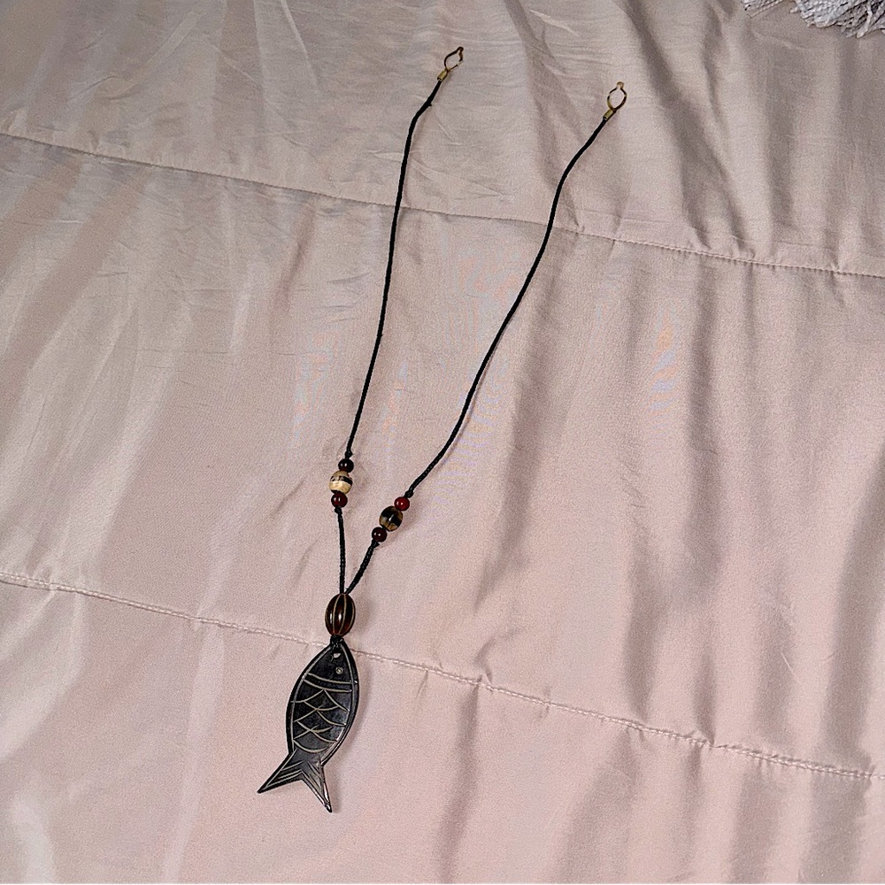 African Fish Necklace